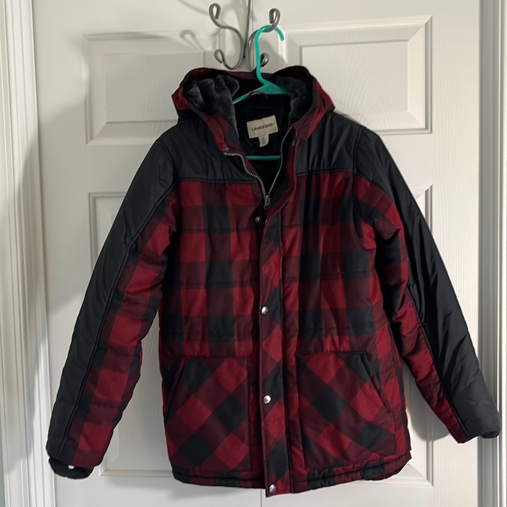 Land’s End Buffalo Plaid Coat
